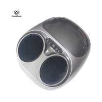 Máquina masajeadora de pies Shiatsu calentada Control remoto con compresión de aire y terapia de vibración Luz roja Relajación de piernas