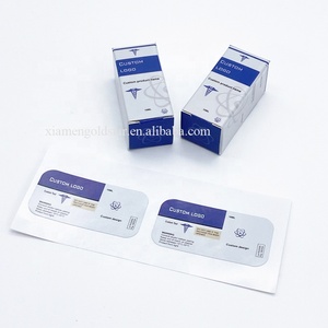 Bóng sáng bóng hiệu ứng 10ml lọ nhãn ba chiều logo in hộp giấy với tùy chỉnh tên thiết kế lọ nhãn - Product Image 1