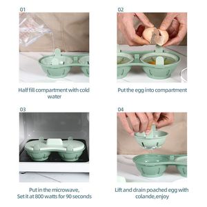 Moule à vapeur pour <span class=keywords><strong>micro</strong></span>-ondes avec couvercle récipient à vapeur pour <span class=keywords><strong>micro</strong></span>-ondes boîte à vapeur en plastique <span class=keywords><strong>oeuf</strong></span> et <span class=keywords><strong>oeuf</strong></span> <span class=keywords><strong>au</strong></span> <span class=keywords><strong>plat</strong></span> - Product Image 3