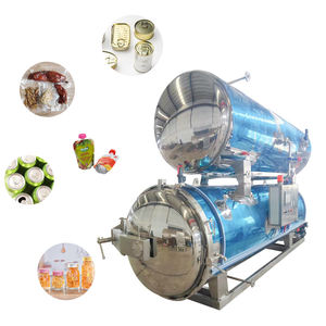 Autoclave de autoclave de alta presión personalizado, sistema de alarma controlado por PLC de acero inoxidable 304, nuevo proceso de esterilización automática de alimentos - Product Image 1