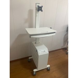 Carro de Hospitalización Móvil con Ruedas, Altura Ajustable, Elevación Neumática, Estación de Trabajo Médica 1030x700x300, Plástico - Product Image 4