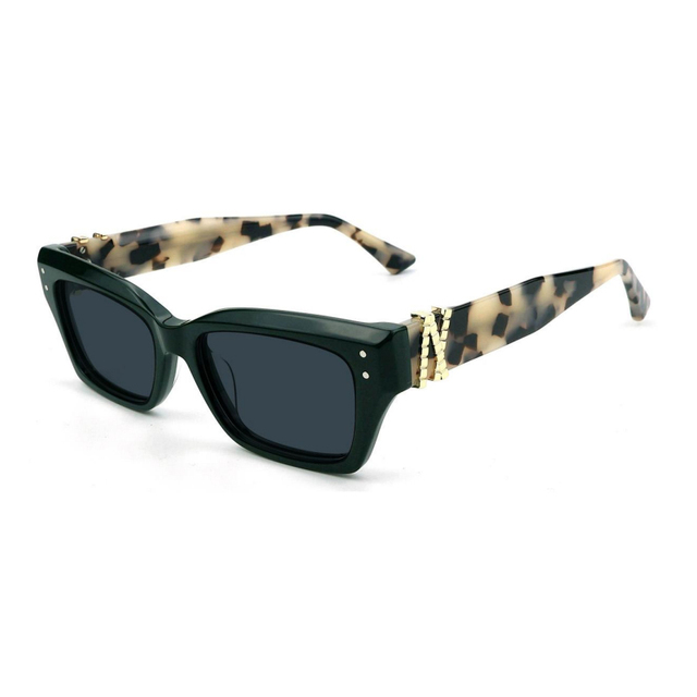 High-End Polarized Sunglasses Modern Acetate Frame Custom Logo Cat Eye Design for Women Men