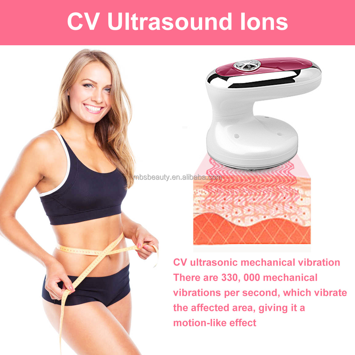 Ultrasound Hand Held Rf Fat Burning Machine Home Use Slimming Itembeauty Skin Beauty Salon Equipment