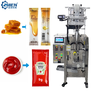 Zhien dán mật ong dính dầu mứt nước sốt cà chua lỏng tự động 4 bên niêm phong Gói máy đóng gói dọc - Product Image 1