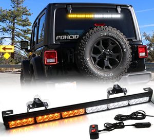 Biaochi Nouvelle barre lumineuse LED ultra-lumineuse 12V 68cm 26" en alliage d'aluminium + PC, boîtier noir, pare-brise, Accord, Wrangler - Product Image 5