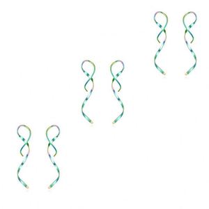 ต่างหูสแตนเลสพู่แบบเกลียวไม่สม่ำเสมอ - Product Image 5