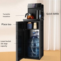 Nouveau Distributeur d'Eau Vertical Entièrement Automatique et Télécommandé avec Seau, Multi-Fonctions, pour Usage Domestique ou Bar à Thé