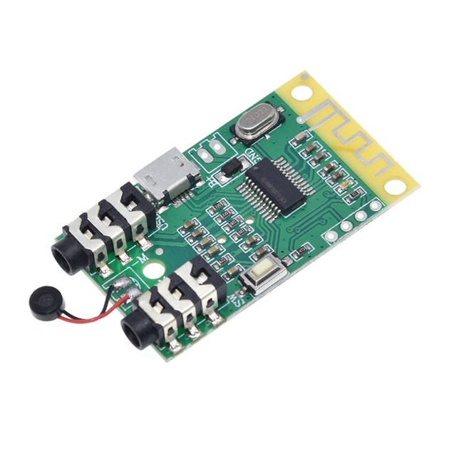 Electronics-BT 4.2 audio transmitter receiver board 3.7V~5V 10M Distance MP3 decoding wireless module