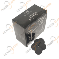 HongQiang combustion rapide 33mm charbon de bois rond moins cendres tablette d'encens lumière instantanée pour narguilé Bakhoor