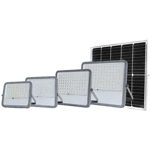 Солнечный прожектор 100 Вт 200 Вт 300 Вт 400 Вт алюминиевый IP65 Солнечный Прожектор уличный настенный светильник прожектор