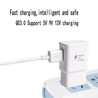 Chargeur Mural 15W Micro USB V8 Câble de Téléphone Android Charge Rapide QC3.0 pour Samsung S6 S7