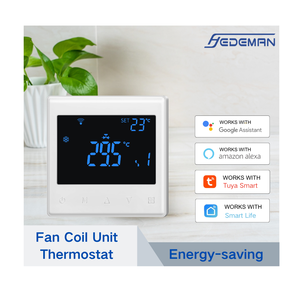Thermostat <span class=keywords><strong>de</strong></span> climatisation Smart Life <span class=keywords><strong>de</strong></span> contrôle <span class=keywords><strong>de</strong></span> la température Thermostat à ventilo-convecteur Wifi avec thermostat Wifi Tuya à économie d'énergie - Product Image 4