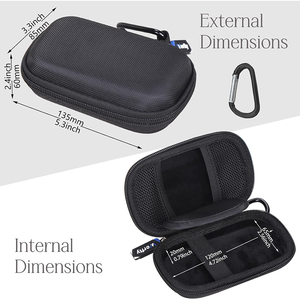 Mini boîte de rangement rigide portable en EVA, résistante aux chocs et à la poussière, étui de transport pour lecteur MP3, clé USB - Product Image 2