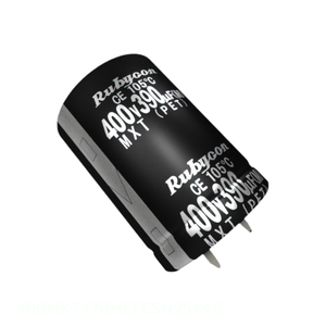 Distributeur agréé 400MXT470MEFCSN25X40 Condensateur en aluminium 470 µF 20 % 400 V à montage traversant (Snap-in) - Product Image 1