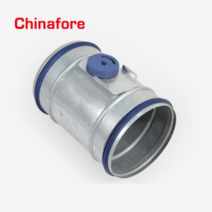 Amortiguador de conducto de aire redondo y ajustable, suministro de ventilación para <span class=keywords><strong>HVAC</strong></span>, fabricación profesional, barato - Product Image 6