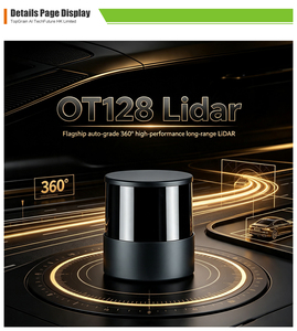 เซ็นเซอร์ LiDAR 3 มิติ รุ่น Hesai OT128 สำหรับรถรับจ้างอัตโนมัติและการขับขี่อัตโนมัติ - Product Image 3
