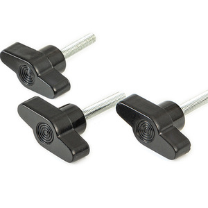 Carbon Steel T-Handle <b>Screw</b> M5 M6 <b>Flat</b> Head Adjustable Knob Bolt For Communication Equipment - Product Image 1