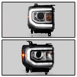 Projecteur LED complet phare de voiture lampe avant pour GMC SIERRA 1500 2016 2017 2018 W/ampoule OE phare de remplacement GM2502459 84046788 - Product Image 3