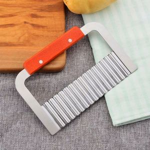 Utensilios de Cocina, Cortadores Manuales de Acero Inoxidable para Patatas Fritas, Cortador de Patatas Fritas, Cortador de Frutas y Verduras, Cortador de Patatas Onduladas - Product Image 1