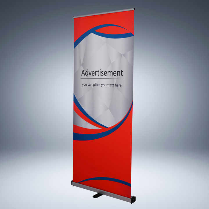 Good Selling Printing Gebogener Roll-Up-Banner-Roll-Up-Dusch vorhang