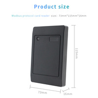 Lector de Tarjetas RFID Personalizado de 13.56mhz o 125KHz, Modbus RTU 03H/06H, Rs485, Lector de Control de Acceso para Puertas con Identificación