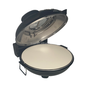 Forno Elettrico per <span class=keywords><strong>Pizza</strong></span> da 12 Pollici, Senza Fumo, per Interni, Facile da Usare, con Teglia in Ceramica Automatica, per <span class=keywords><strong>Pizza</strong></span> Deliziosa Fatta in Casa - Product Image 1