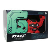 Voiture de robot de combat intelligent RC, jouets radiocommandés à 4 canaux, robot télécommandé rallié avec arme