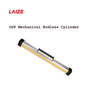Cilindro sin vástago mecánico serie OSP Pistón de aluminio proporcionado Cilindros de aluminio negros neumáticos estándar roscados CN;ZHE