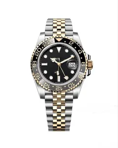 High-end Customized VVS Moissanite Ice Cut Men's Luminous Business Watch Moissanite Watch