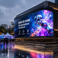 Affichage LED couleur plein écran P5 pour extérieur, contraste élevé, angle de vision de 170°, étanche IP65, signalétique publicitaire, 6000 cd
