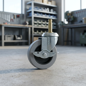 Roulettes industrielles à roulement lisse de fabricant direct, pour manutention de matériaux, haute qualité, capacité de charge 70Kg-105Kg, roue en PVC, PP - Product Image 3