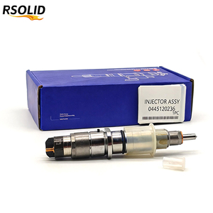 หัวฉีดดีเซล Rsoliddiesel คอมมอนเรล รุ่น 0445120236 0 445 120 236 5263308 5263308NX 6745-11-3100 6745-11-3101 6745-11-3102 - Product Image 1