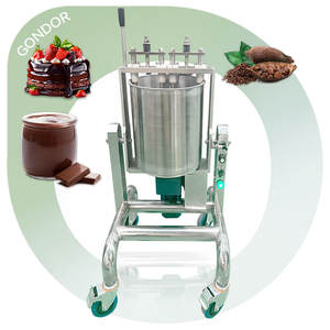 Tanque de templado para procesamiento de cacao y fusión de grasa, pequeña capacidad 2kg 10kg 40 50 Kg, Mini Mezcladora de Piedra, Máquina Moledora de Chocolate - Product Image 1