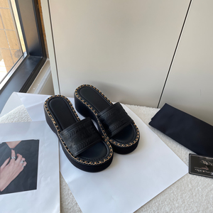 Sandalias de Tacón Alto de 5-8 cm con Punta Abierta y Logotipo, Estilo Diseñador 2026, de Cuero Genuino Transpirable con PU Repujado de Alta Calidad - Product Image 5