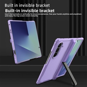 Funda para Samsung Galaxy Z Fold 7 con Soporte Invisible, Protección <span class=keywords><strong>Completa</strong></span> de Bisagra, Protector de Pantalla, Antigolpes y Antiarañazos - Product Image 4