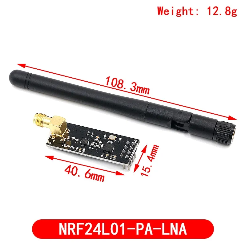 Kit 3 Pièces NRF24L01 + PA + LNA Avec Antenne SMA 2.4GHz - Module Émetteur-Récepteur Pour Arduino