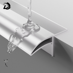 Perfil Metálico de Aluminio Anodizado Tipo Pico de Águila, Impermeable y Anticorrosión, para Proyectos de Construcción de Paredes Exteriores, Venta al Por Mayor - Product Image 2