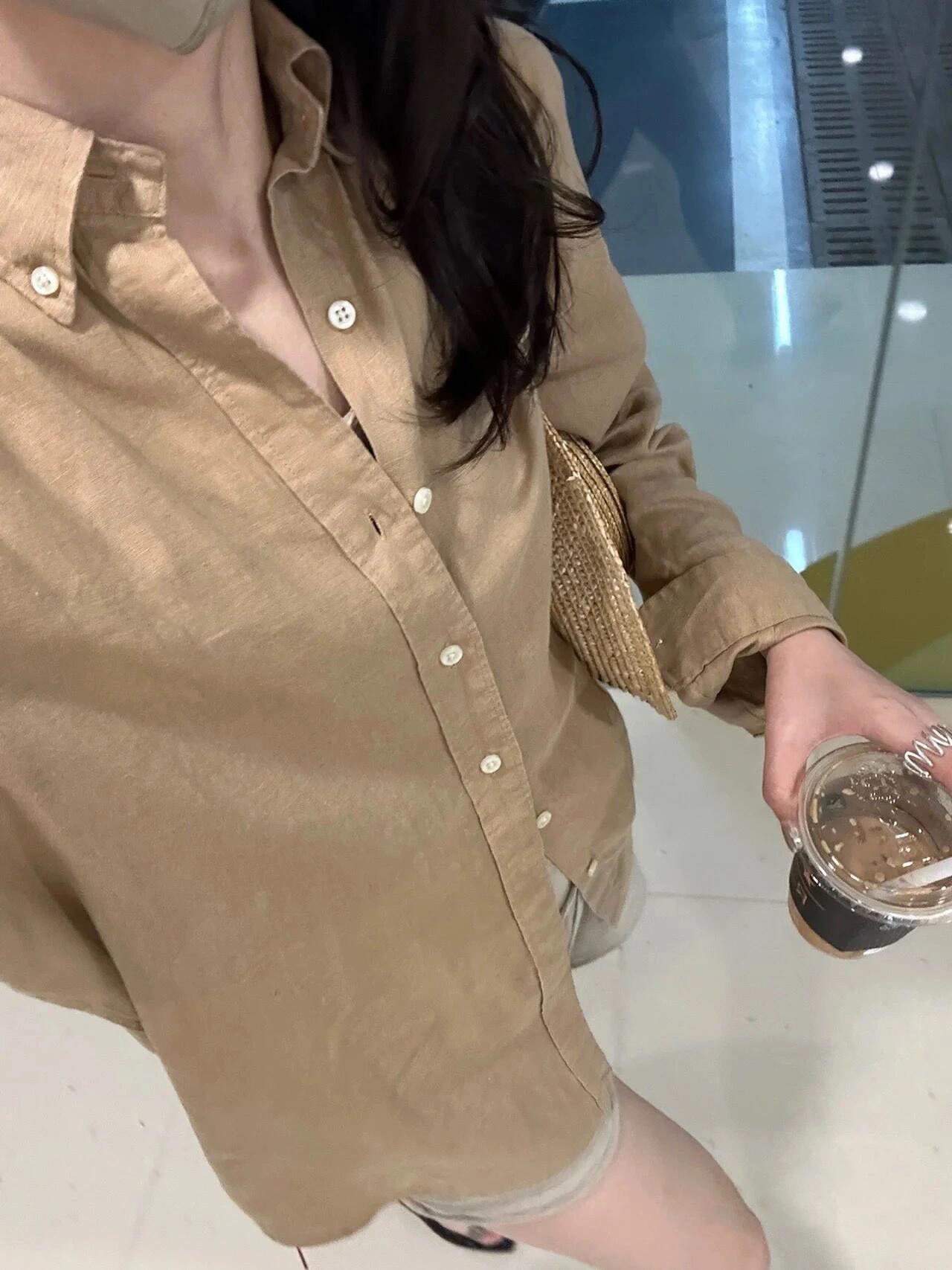 Marrone (camicia di buona qualità)