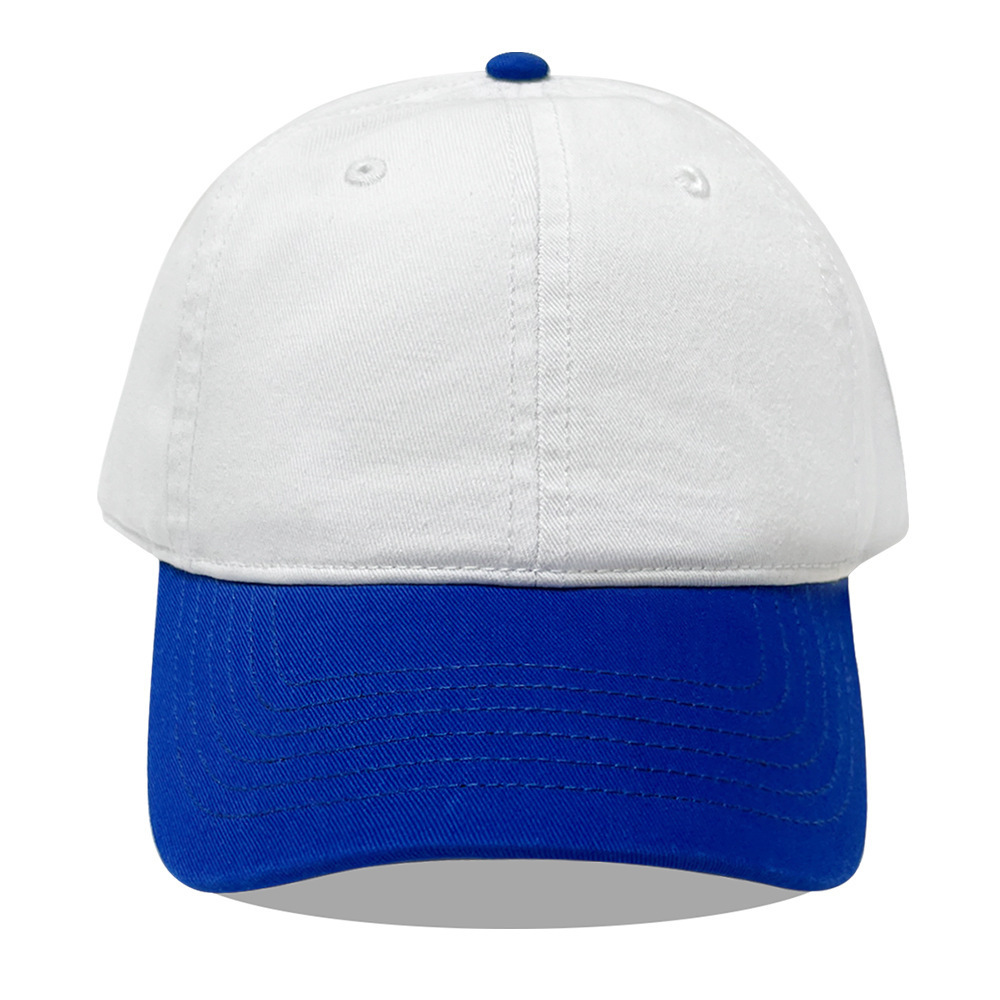 Blue and white