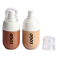 Fond de teint couvrant 25 couleurs, faible MOQ, logo personnalisé, livraison rapide, fond de teint maquillage