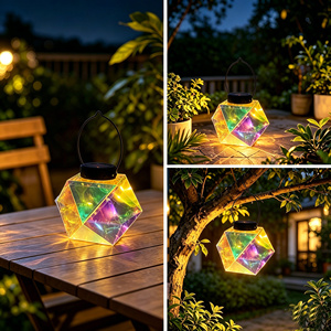 Lámpara Solar LED Iridiscente para Jardín, Colgante, Impermeable, Decorativa, para Patio, Camino, Venta al por Mayor - Product Image 3