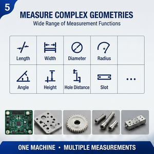 Sistema di Misurazione Video 2D Manuale Base a Basso Costo, Attrezzatura per Test Dimensionali ad Alta Precisione, Garanzia di 1 Anno - Product Image 5