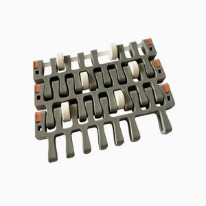 Fıstık <span class=keywords><strong>Pet</strong></span> şişe konveyör bant konveyör hattı için gömme ızgara plastik modüler konveyör bant tam otomatik taşıma ekipmanları - Product Image 5