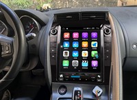 Autoradio multimédia Android avec GPS intégré pour Jaguar F-TYPE 2013-2014, écran vertical USB, navigation GPS, unité centrale stéréo