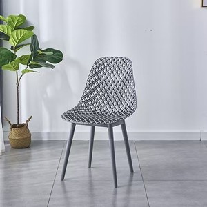 Sedia da Pranzo Moderna di Alta Qualità, Comoda, Interamente in <span class=keywords><strong>Plastica</strong></span>, Rinfrescante, Arredamento per Casa, Appartamento e Bagno - Product Image 6
