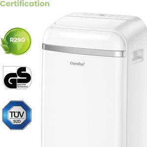 Climatiseurs portables Midea A+++ 10000 BTU, mini climatiseur 220V R290, couleur blanche, éco 1.5hp, climatiseur mobile - Product Image 4
