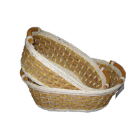 Viet Anh handgeweven ecologische rotan opbergmand voor fruit, vintage stijl, op maat gemaakte vorm, voor het serveren van vers fruit en desserts.
