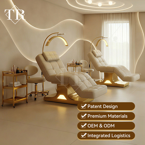 Cama de belleza ajustable eléctrica Turri, paquete de clínica estética, muebles, cama de belleza, silla con calor, Mobiliario opcional Esttica - Product Image 1