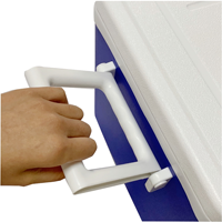 Glacière carrée moderne isolée en PP pour extérieur, 20L, épaissie, pour usage commercial, camping, vin, aliments, canettes, conservation de la fraîcheur 48-72 heures