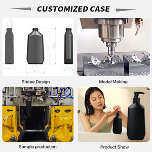 Tùy chỉnh 300ml <span class=keywords><strong>500ml</strong></span> 600ml 1000ml <span class=keywords><strong>HDPE</strong></span> cảm ứng mềm mại Matte cơ thể bơ mặt chà Kem Mỹ phẩm <span class=keywords><strong>container</strong></span> nhựa Jar - Product Image 2